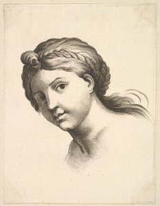 Testa di una donna, da Livre de Têtes Gravées d