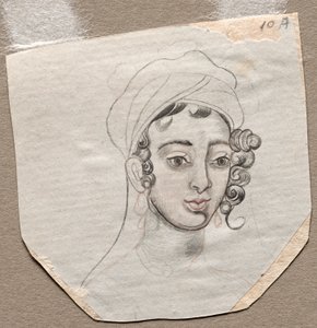 Testa di un Giovane Uomo, primi anni del 1800 da Unbekannt