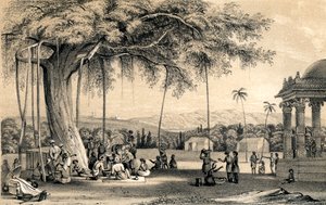 Capo del villaggio che tiene la sua corte, 1847 da Unbekannt