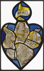 Pannello a forma di cuore: Figura di una donna con una banderuola Sibilla, c. 1480-1520 da Unbekannt