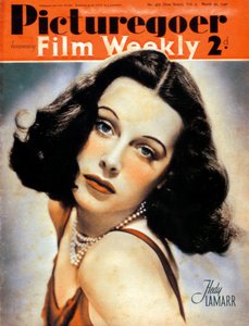 Hedy Lamarr 1914-2000, attrice austriaca naturalizzata americana, 1940