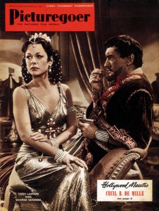 Hedy Lamarr 1914-2000 e George Sanders 1906-1972, attori, 1950 da Unbekannt
