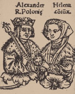 Elena Ivanovna di Mosca con Alessandro Jagellone, 1519