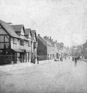 Henley Street, Stratford-upon-Avon, Warwickshire, fine XIX secolo da Unbekannt