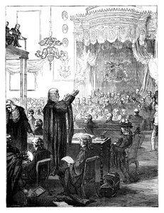 Discorso di Henry Brougham per la difesa durante il processo della Regina Carolina, 1820 c1895 da Unbekannt