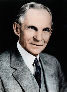 Henry Ford, ingegnere e produttore di automobili americano, c1910-c1930 da Unbekannt