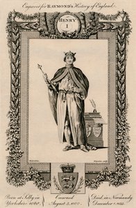 Enrico I, 1068-1135, c1787 da Unbekannt