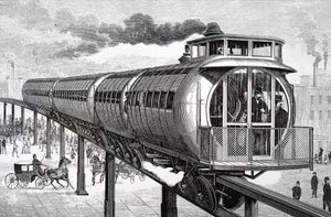 Il sistema monorotaia elevato di Henry Meiggs da Unbekannt