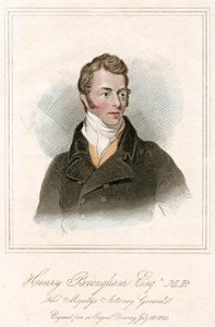 Henry Peter Brougham, 1° Barone Brougham e Vaux, avvocato e politico scozzese, c1820 da Unbekannt