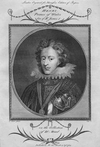 Enrico, Principe di Galles, figlio di Re Giacomo I, 1784 da Unbekannt