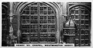 Cappella di Enrico VII, Abbazia di Westminster, Londra, c1920s