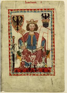 Enrico VI 1165-1197, Sacro Romano Imperatore dal Codex Manesse da Unbekannt