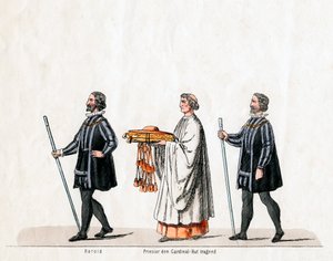 Araldi e sacerdote, costume per l