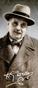 Herbert George HG Wells, scrittore inglese da Unbekannt