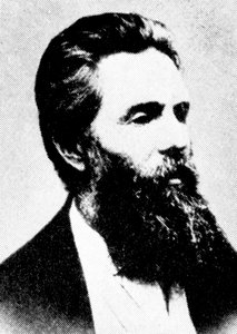 Herman Melville, autore americano, 19° secolo da Unbekannt