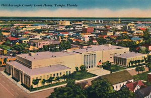 Palazzo di Giustizia della Contea di Hillsborough, Tampa, Florida, c1940s da Unbekannt