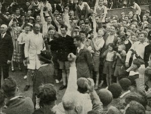 Sua Maestà al campo dei ragazzi a Southwold, 1937 da Unbekannt