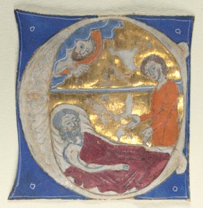 Iniziale istoriata ritagliata da una Bibbia, 1200 da Unbekannt