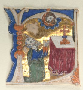Iniziale istoriata ritagliata da una Bibbia, 1200 da Unbekannt