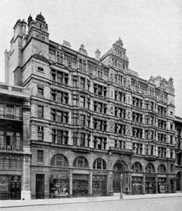 Facciata di Holborn della Birkbeck Bank, Londra, 1904 da Unbekannt