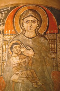 Monastero copto della Santa Vergine e di San Giovanni Kame: Maria allatta Gesù da Unbekannt