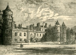 Palazzo di Holyrood, Edimburgo, 1890