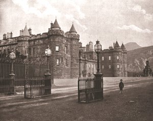 Holyroodhouse, Edimburgo, Scozia, 1894 da Unbekannt