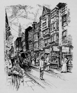 Holywell Street, Westminster, Londra, c1890 1911
