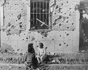 Bambini senzatetto, Barcellona, Catalogna, Spagna, Guerra civile spagnola