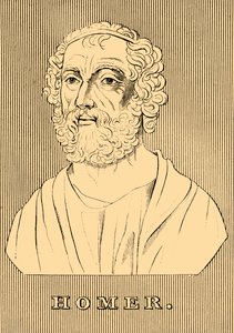 Omero, c800-701 a.C., 1830 da Unbekannt