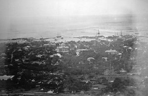 Porto di Honolulu, Hawaii, 1885 da Unbekannt