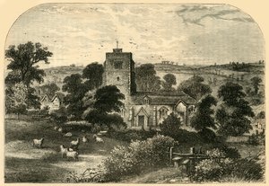 Chiesa di Hornsey nel 1750 da Unbekannt
