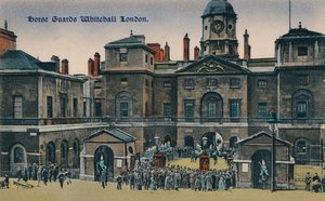 Horse Guards Whitehall Londra, c1910 da Unbekannt