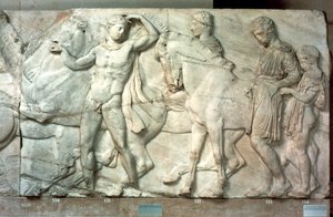 Cavalieri dal fregio del Partenone, 438-432 a.C. da Unbekannt