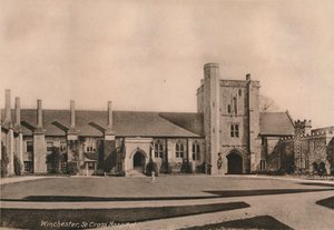 Ospedale di St Cross, Winchester, Hampshire, inizio del XX secolo