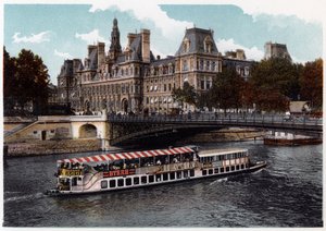 Hotel de Ville, Parigi, c. 1900 da Unbekannt