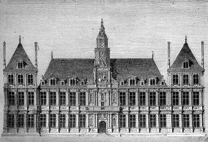 Hotel de Ville, Reims, Francia, 1882-1884 da Unbekannt