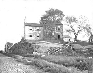 Casa di Edgar Allen Poe, Ravenswood, Long Island, Stato di New York, USA, c1900 da Unbekannt