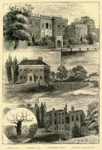 Case intorno al Greenwich Park, c1878