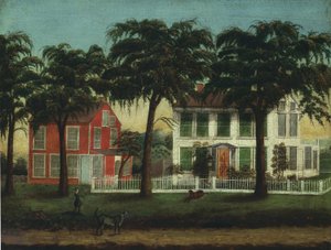Case sul fiume Fox, Illinois, 1881-90 da Unbekannt