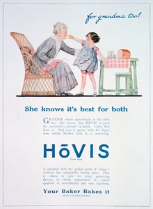 Pubblicità del pane Hovis, 1923 da Unbekannt