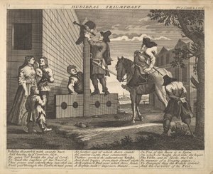 Hudibras trionfante, Tavola 4: Illustrazioni di Samuel Butler