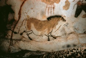 Pittura rupestre a Lascaux, Francia