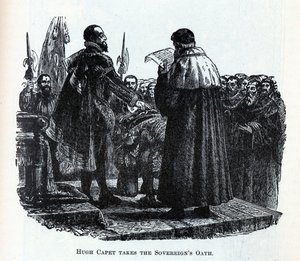 Ugo Capeto presta il giuramento dei sovrani, 1882 da Unbekannt