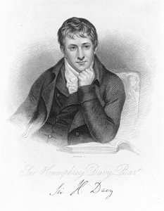 Humphry Davy, chimico inglese, 1803 da Unbekannt