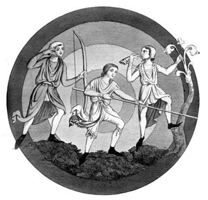 Costume da caccia, XIII secolo, 1910