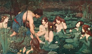 Hylas e le ninfe, 1896, c1902 da Unbekannt
