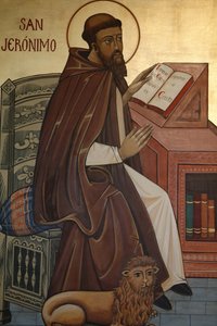 Icona che raffigura San Jeronimo, Madrid, Spagna da Unbekannt