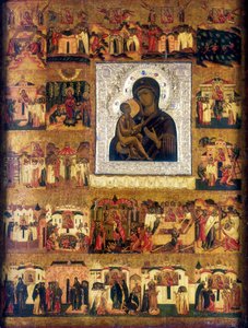 Icona di Maria Madre di Dio, russa