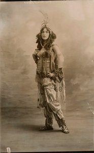 Ida Rubinstein, ballerina russa, 1910